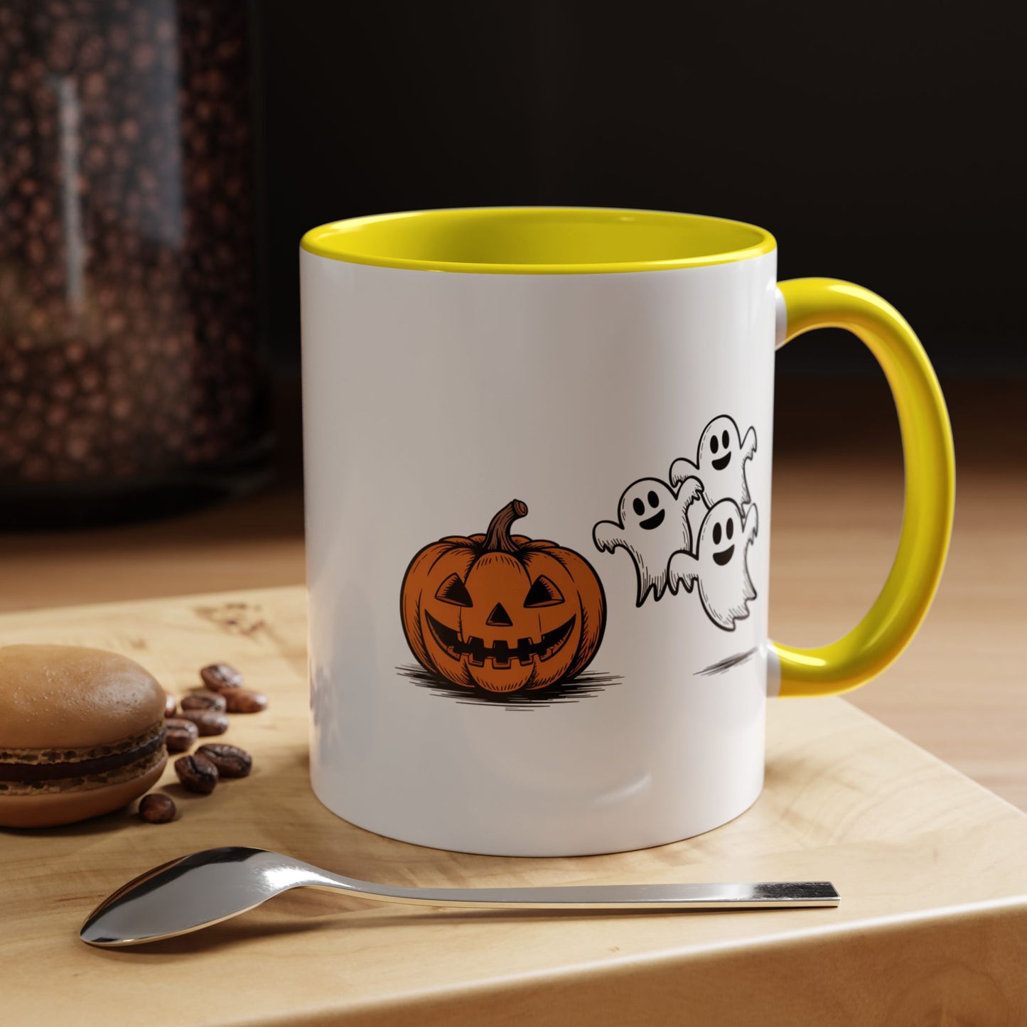 Halloween Mug - Pumpkin & Ghosts