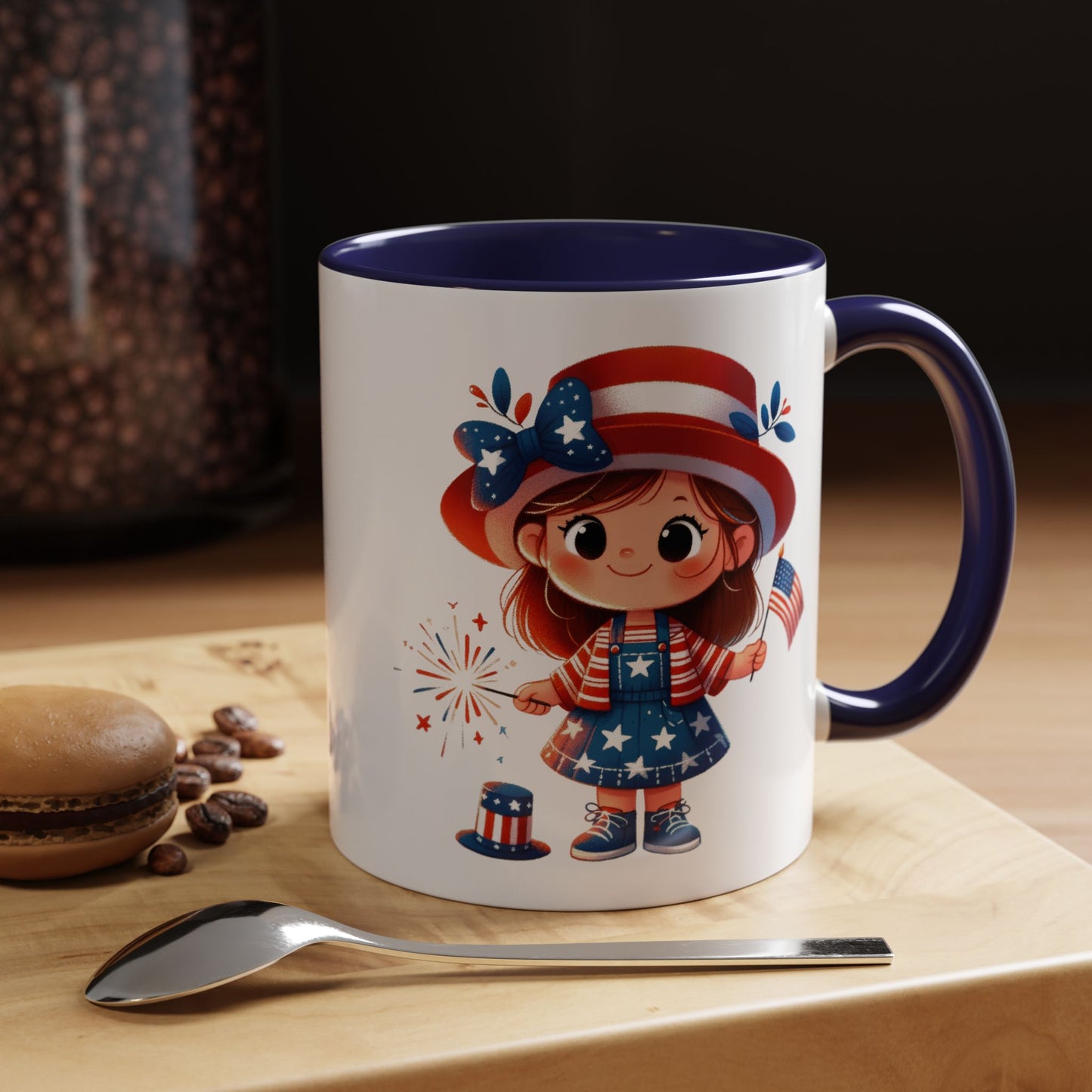 4th of July - American Girl Flag
