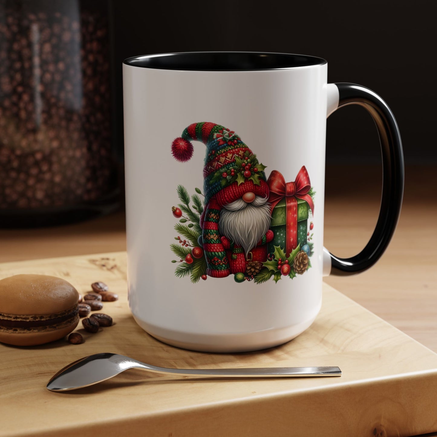 Christmas Mug - Gnome and Present