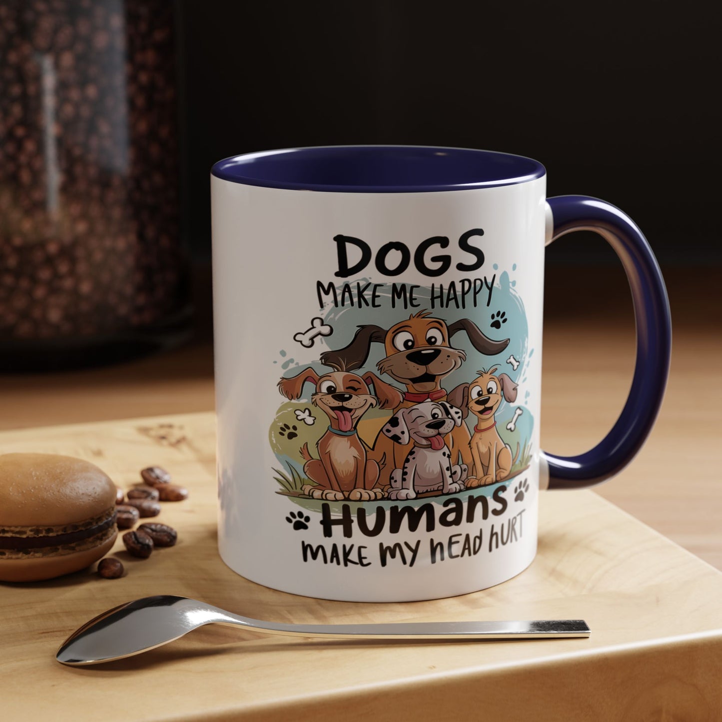 Animal Mug - Dogs Make Me Happy