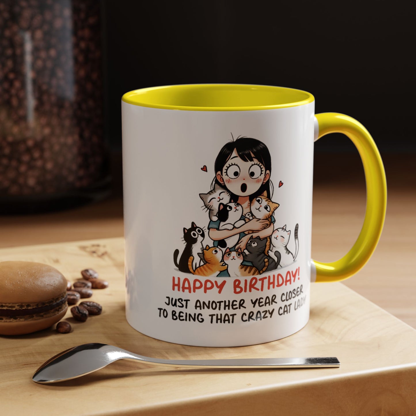 Birthday Mug - Crazy Cat Lady