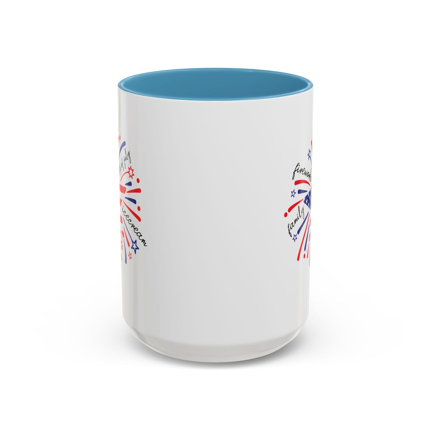 4th of July Mug - Star Flag Fireworks