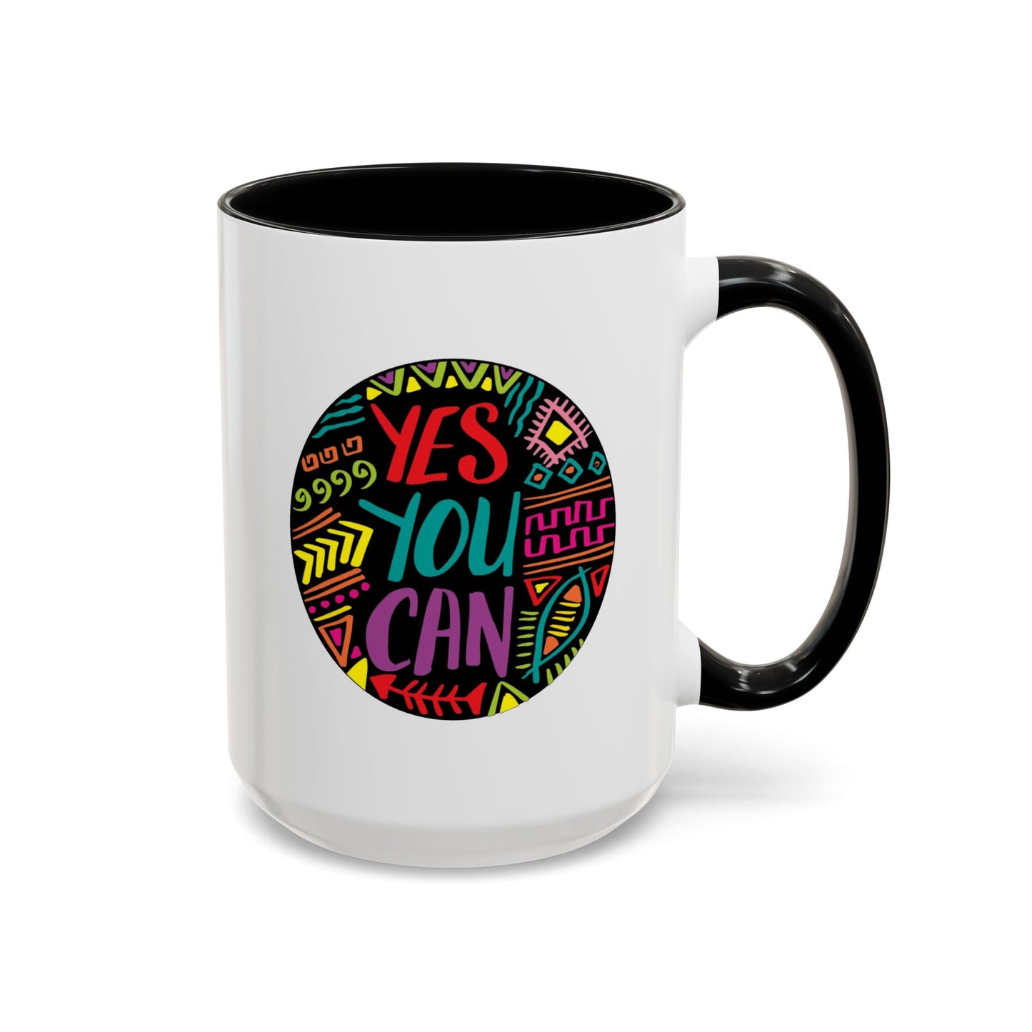 Motivation Mug - Yes You Can Badge