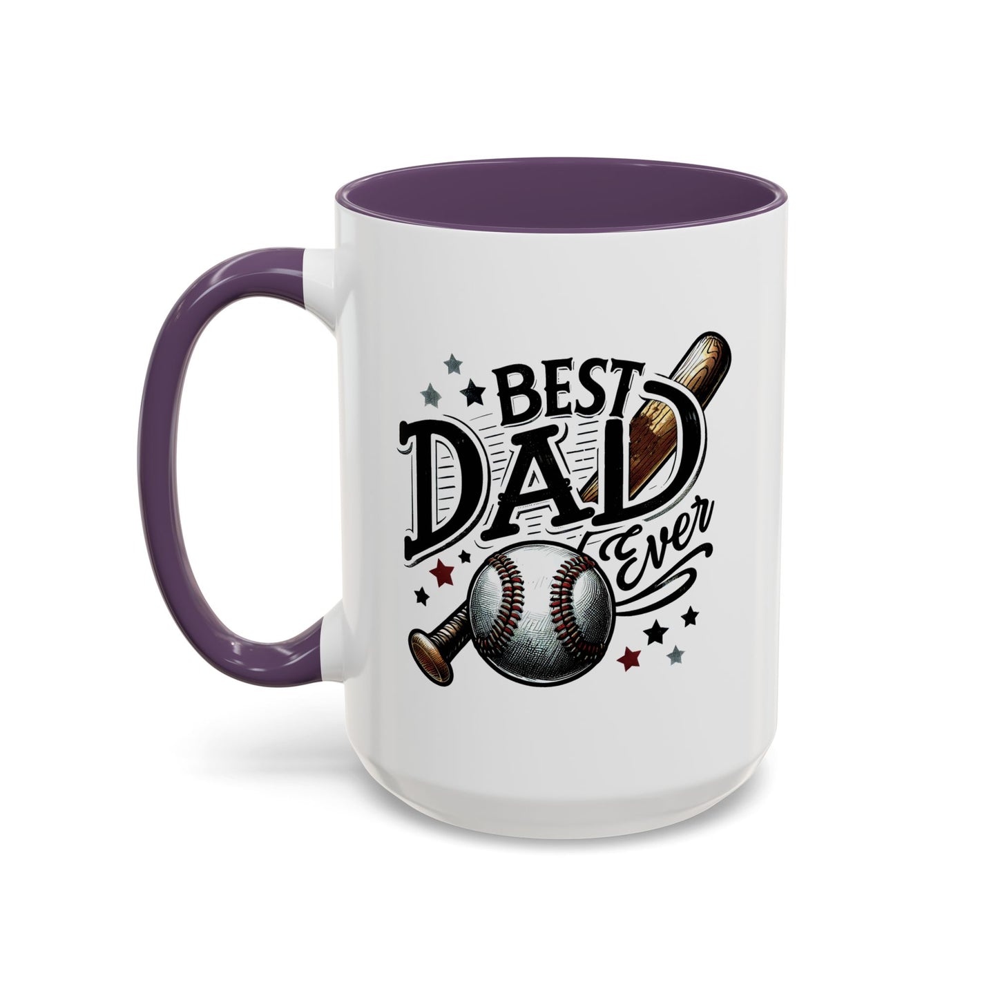 Father's Day Mug - Best Dad Ever Baseball