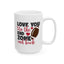 Anniversary Mug - Love You to the End Zone