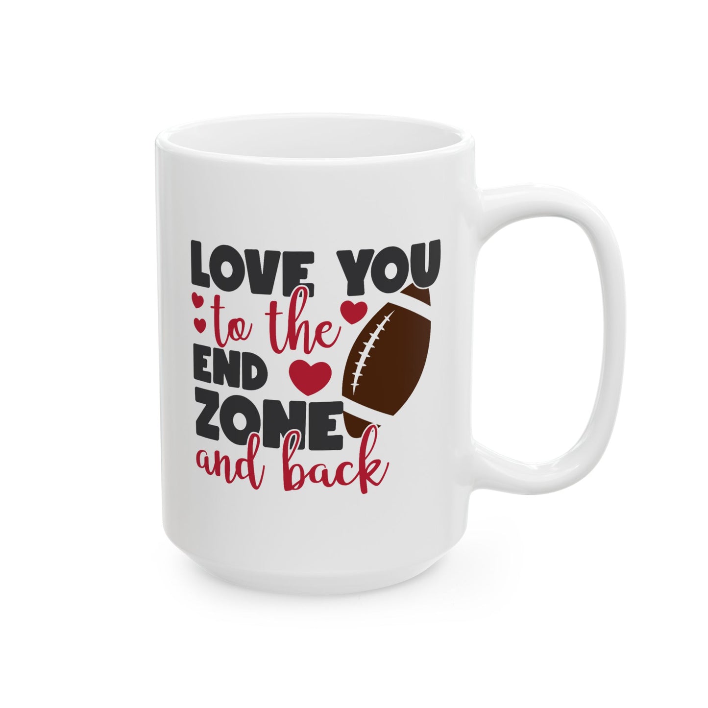 Anniversary Mug - Love You to the End Zone