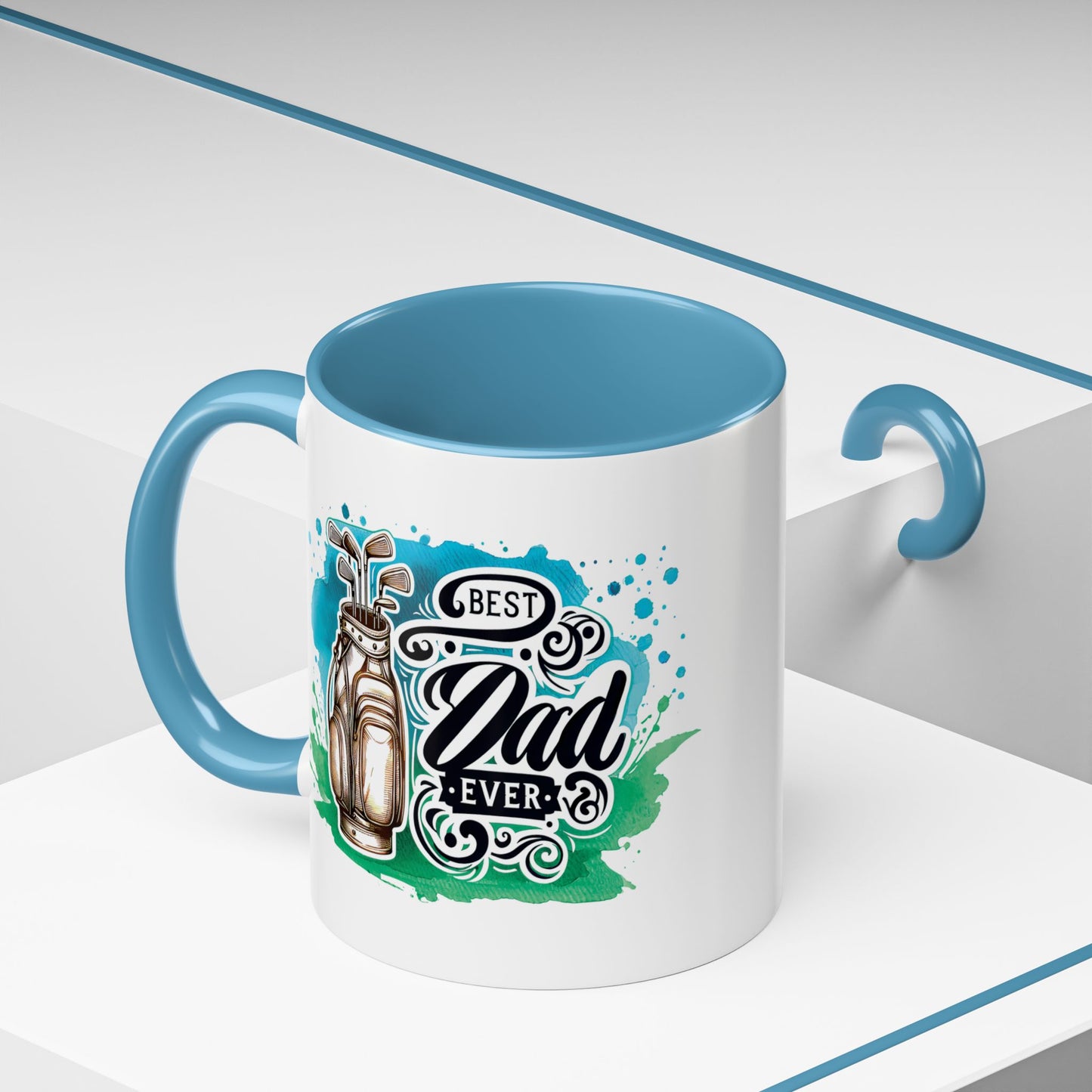 Father's Day Mug - Best Dad Ever Golf