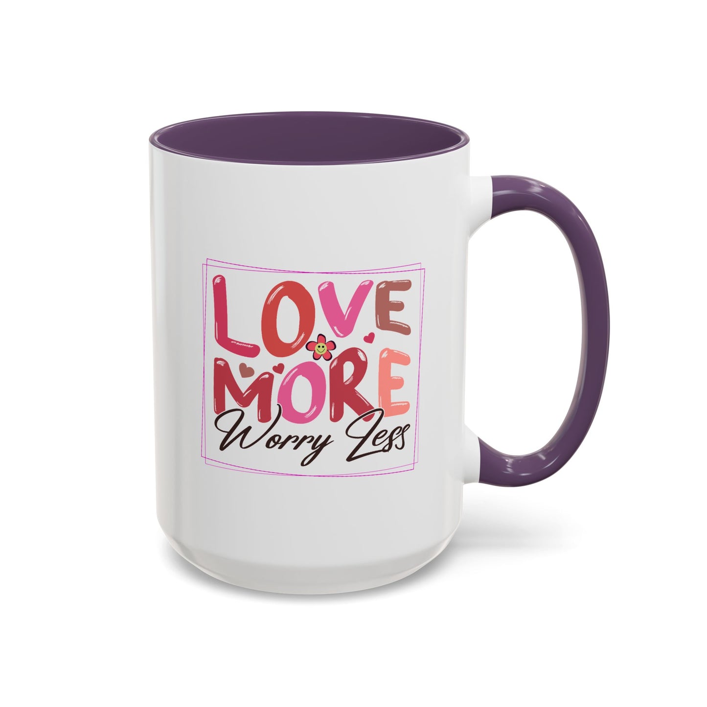 Wellness Mug - Love More Worry Less Frame