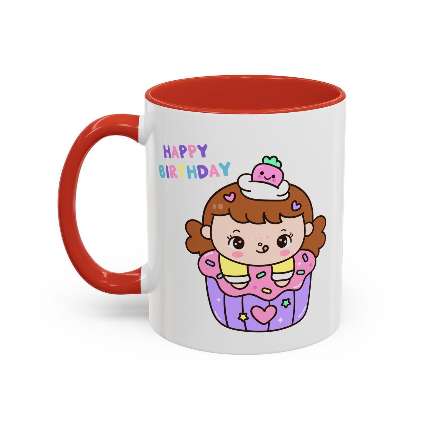 Birthday Mug - Cute Girl Cupcake