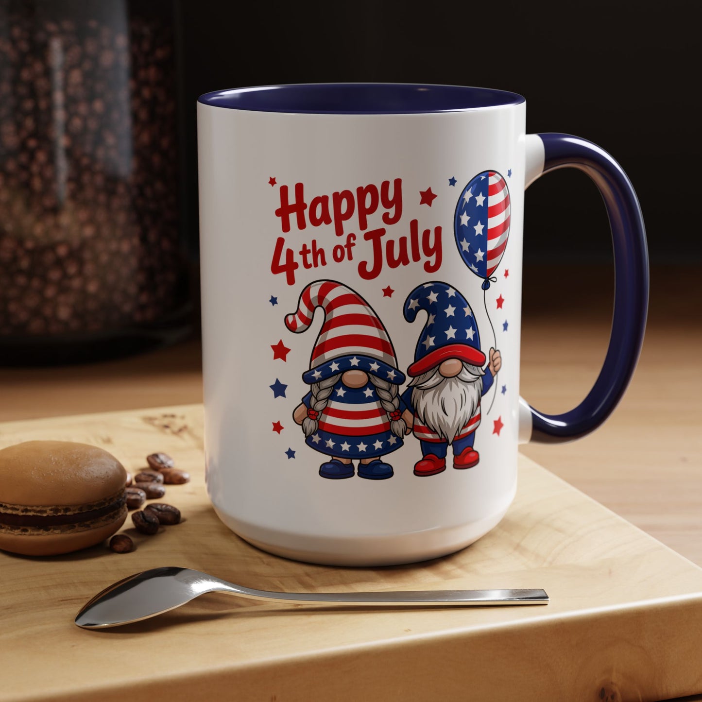 4th of July Mug - Happy 4th of July Gnomes