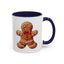 Christmas Mug - Decorative Gingerbread Man
