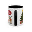 Christmas Mug - Happy Holidays Callout Santa Tree Presents Reindeer