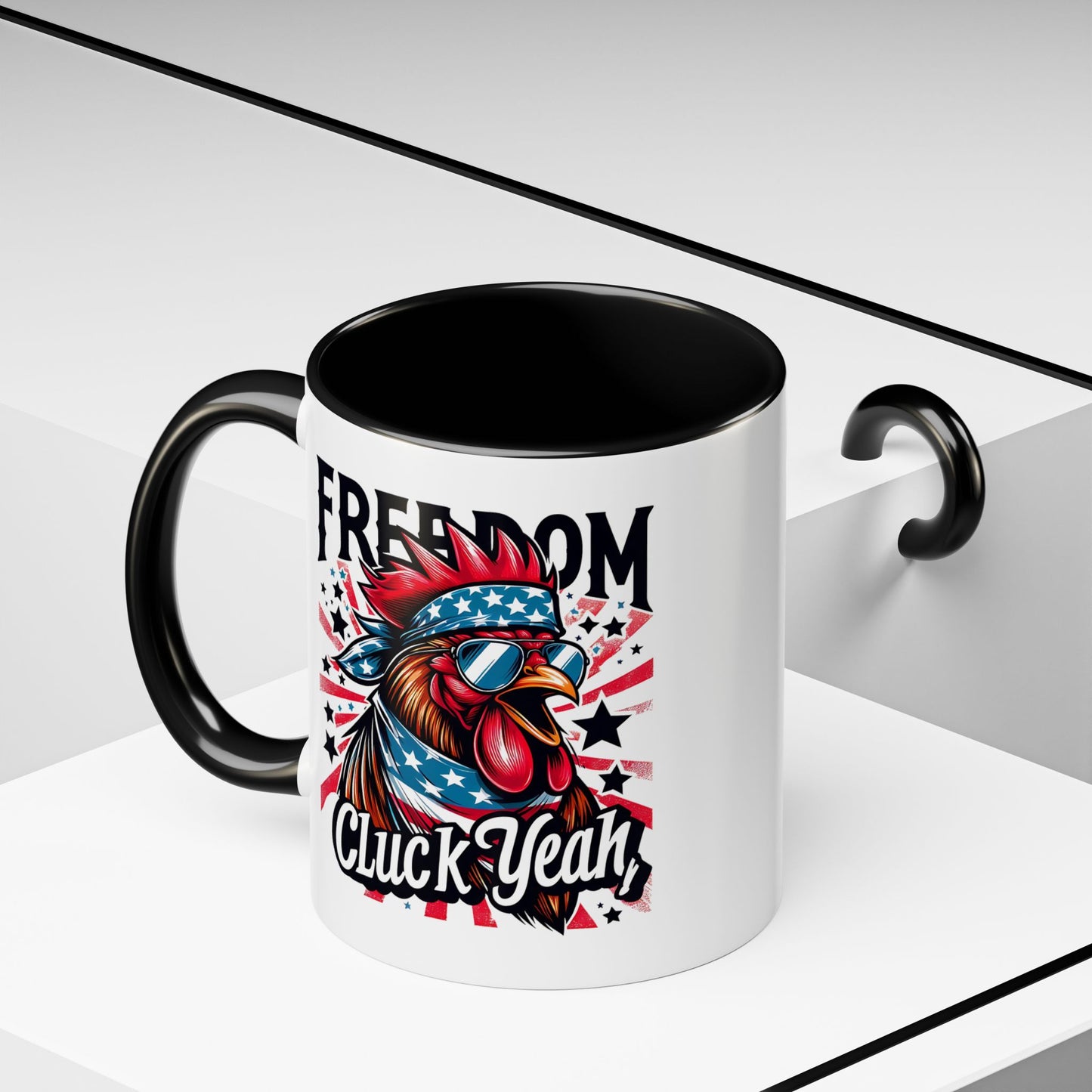 4th of July Mug - Freedom Cluck Yeah!