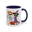 Halloween Mug - Skeleton & Witch