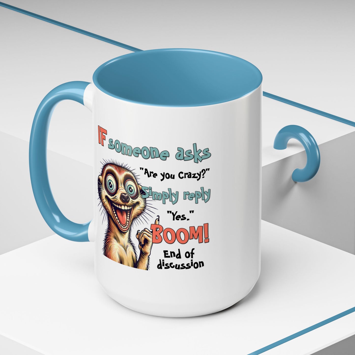 Humor Mug - If Someone Asks Are You Crazy
