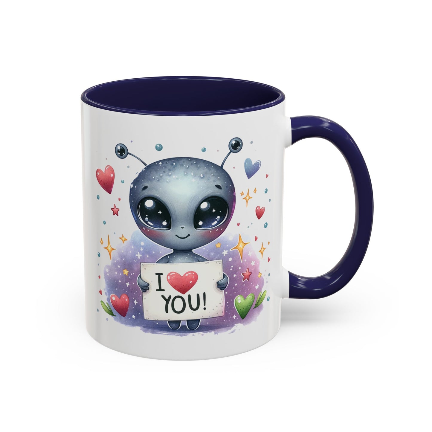 Valentine's Day Mug - I Love You Alien