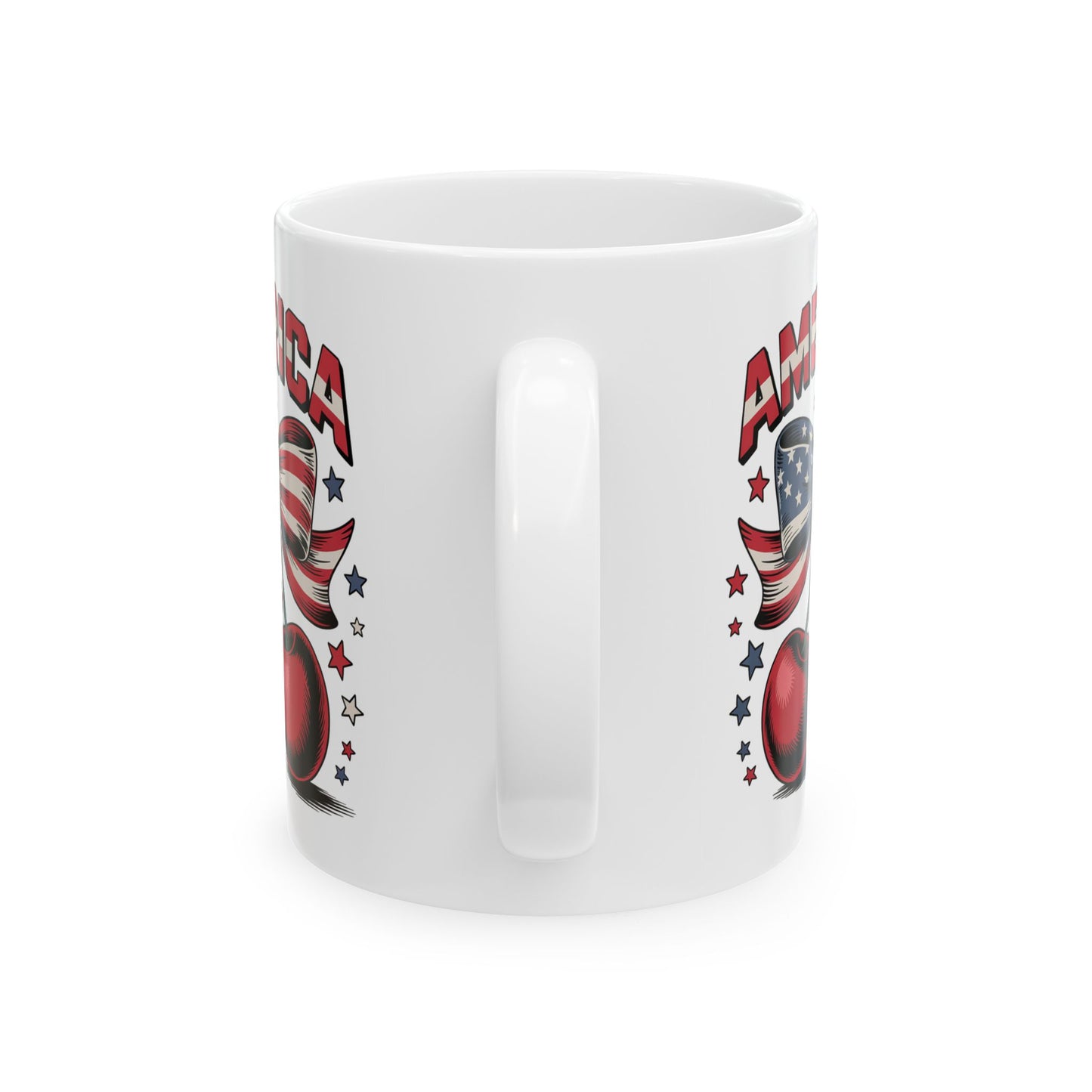 4th of July Mug - America Cherry Bow