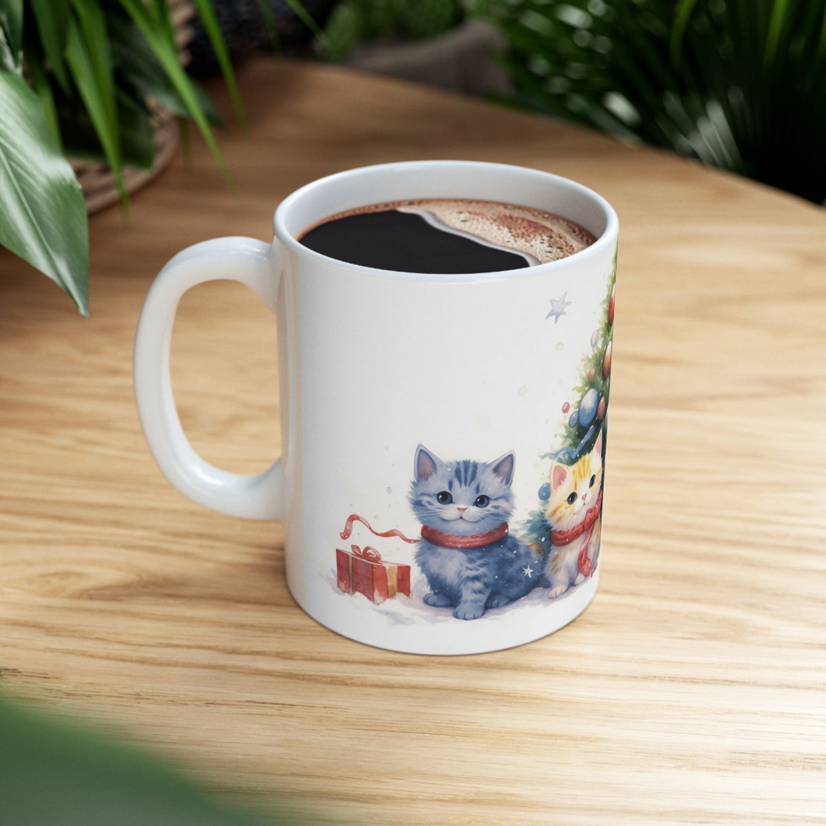 Chirstmas Mug - Christmas Kittens
