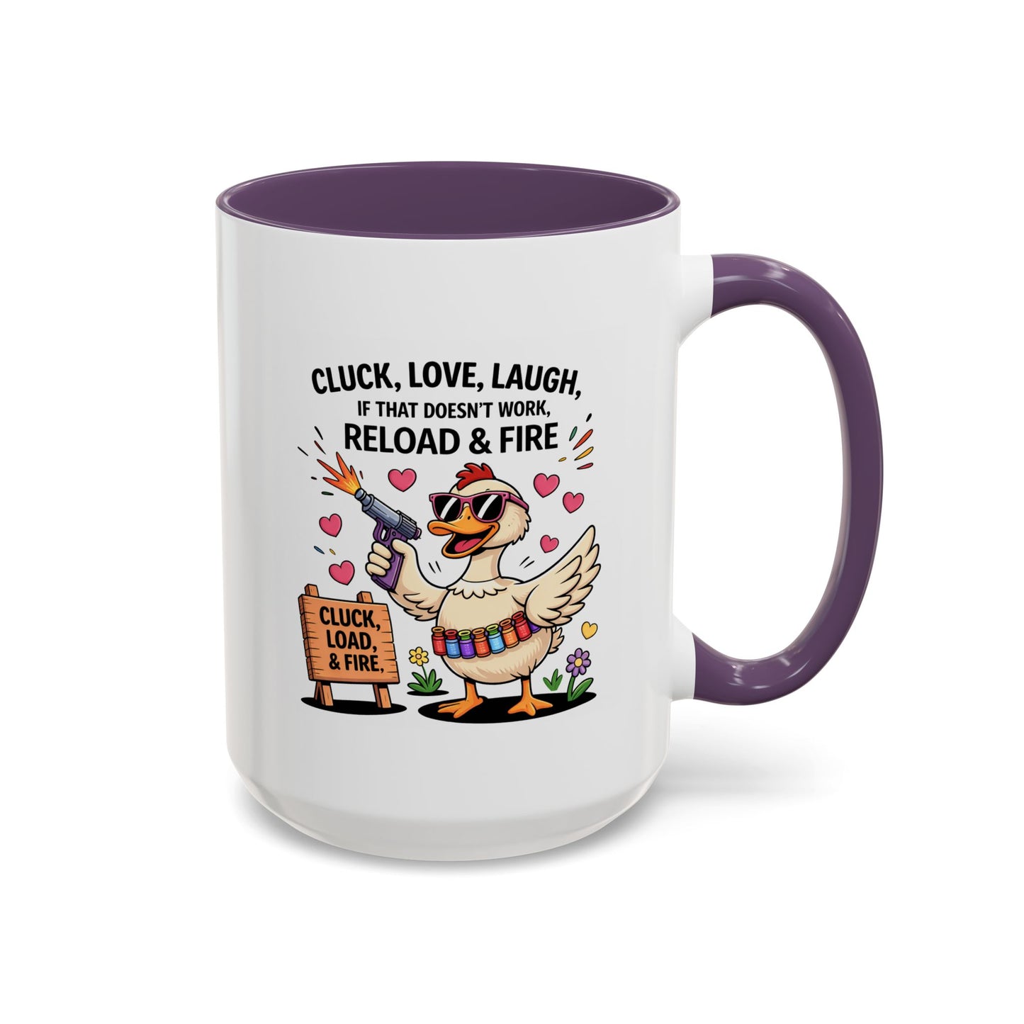 Adult Mug - Cluck Love Laugh