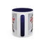 Christmas Mug - Merry Christmas Red Text Puppy Red Top