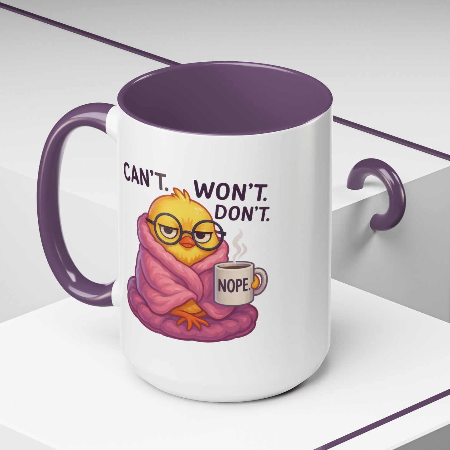 Office Mug - Can't Won't Don't