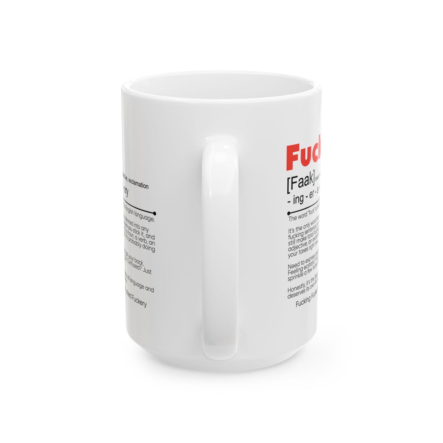 Adult Mug - The Word Fuck