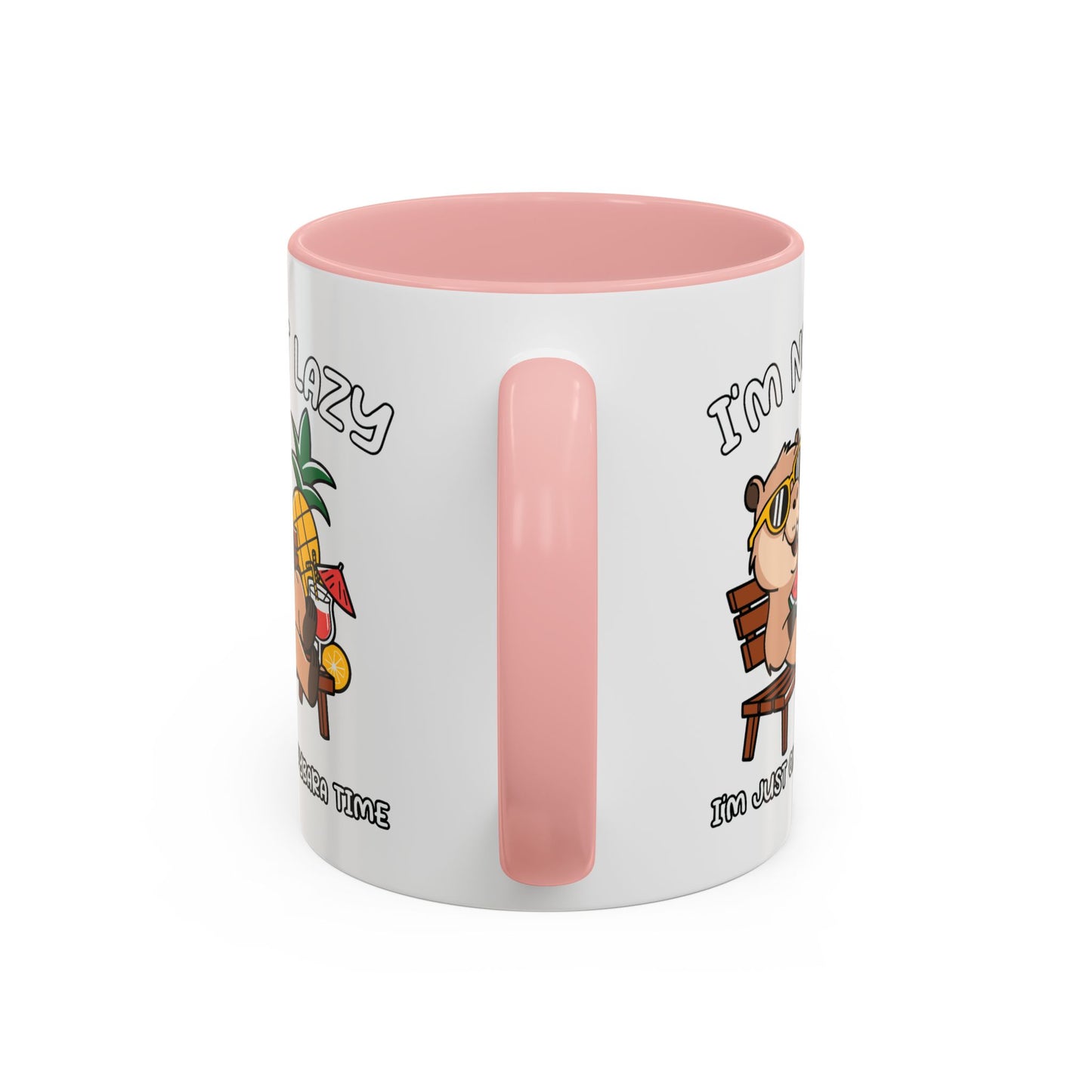 Humor Mug - I'm Not Lazy Capybara