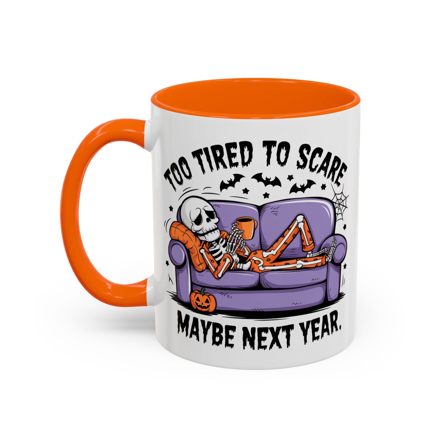 Halloween Mug - Too Tired To Scare