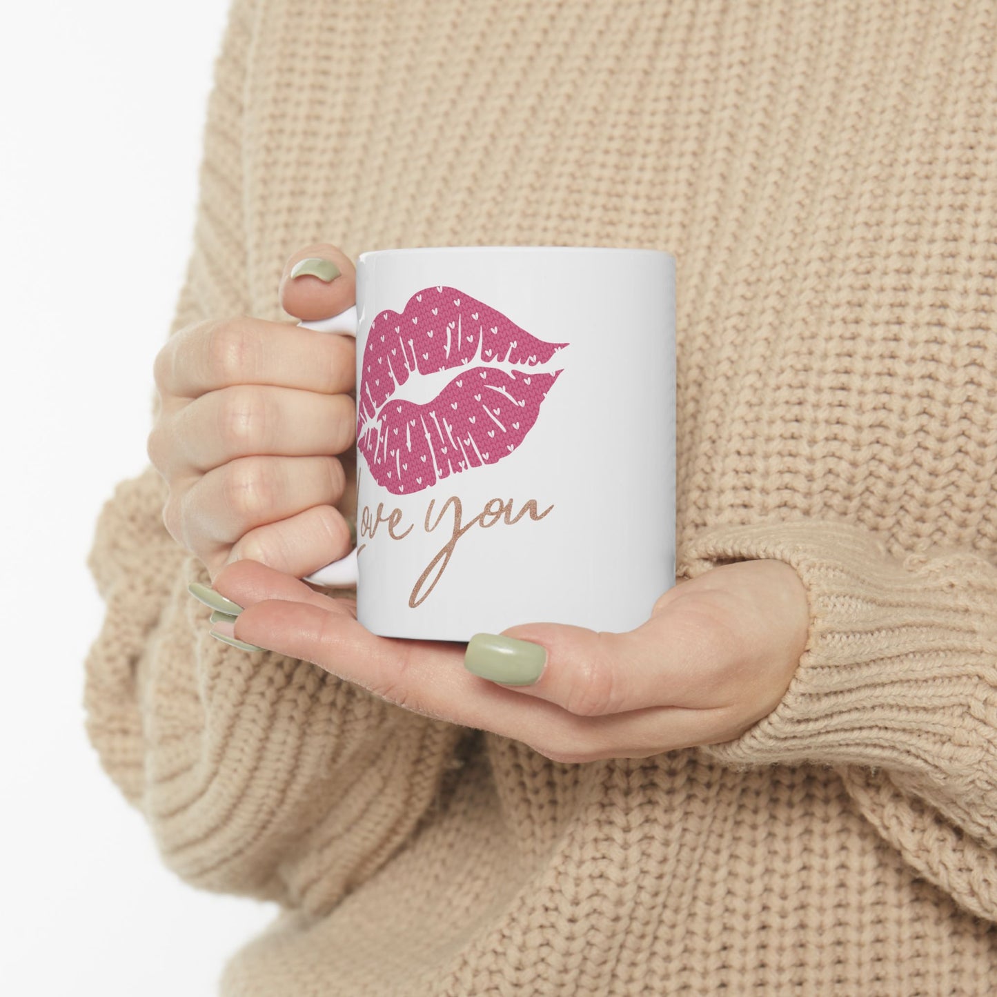 Anniversary Mug - Love You Lips Kiss
