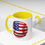 4th of July Mug - Baseball American Flag
