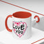 Valentine's Day Mug - Love You Heart Arrows