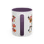 Christmas - Merry Christmas White Text Santa Reindeer Penguin Fox