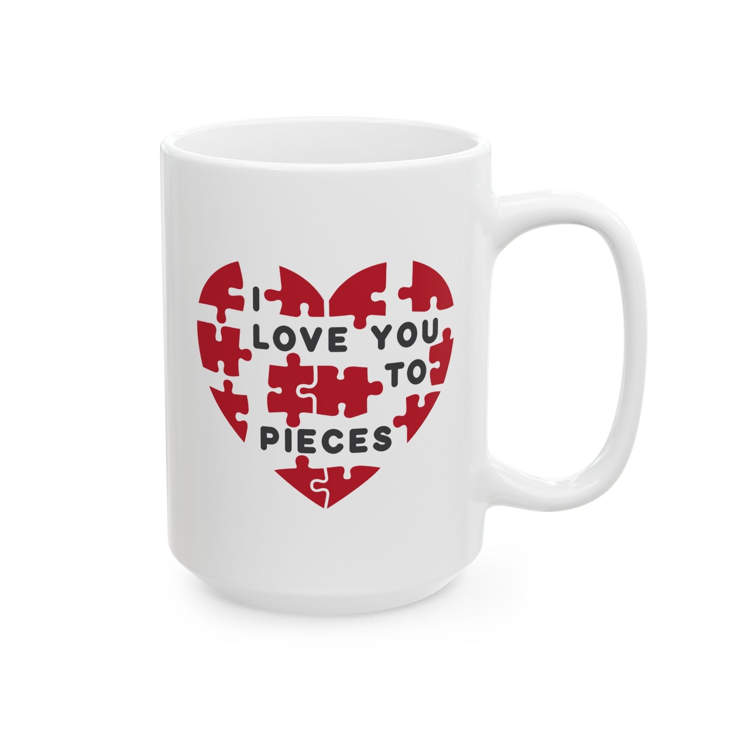 Anniversary Mug - I love You to Pieces Puzzle