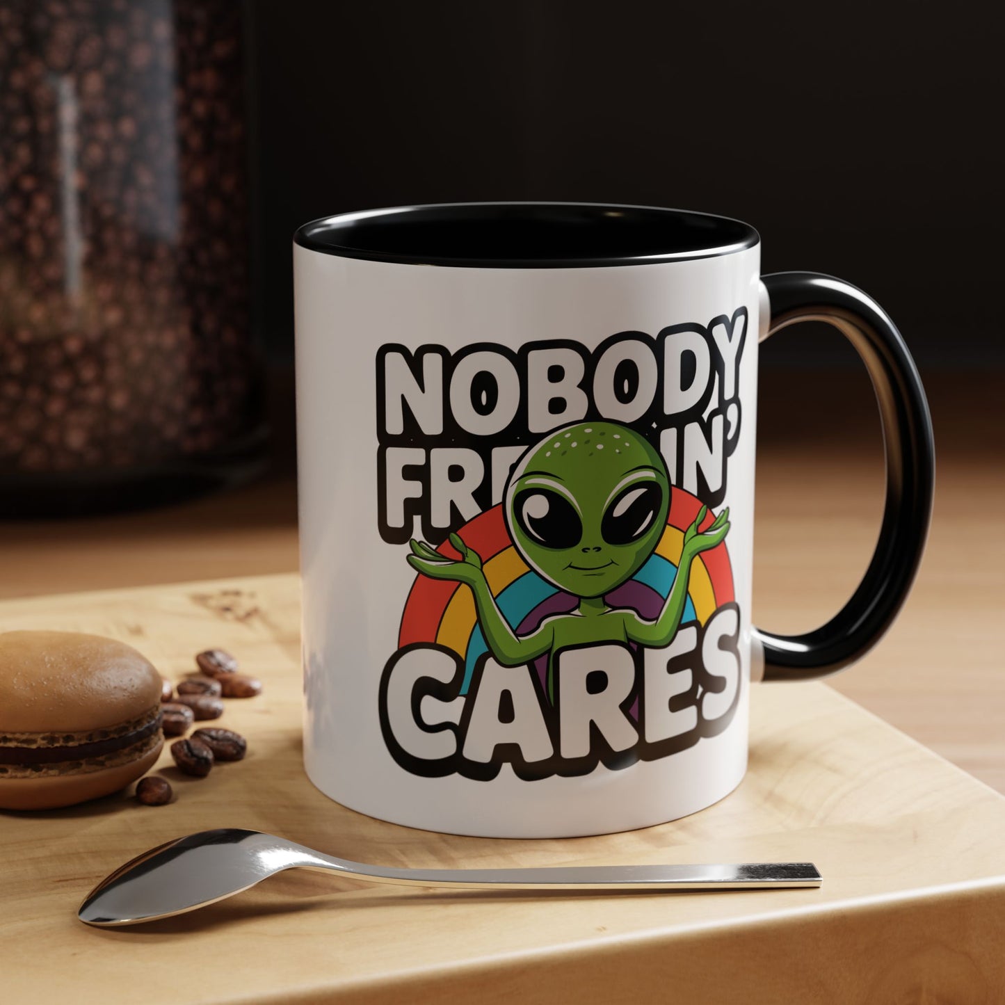 Alien Mug - Nobody Freakin Cares