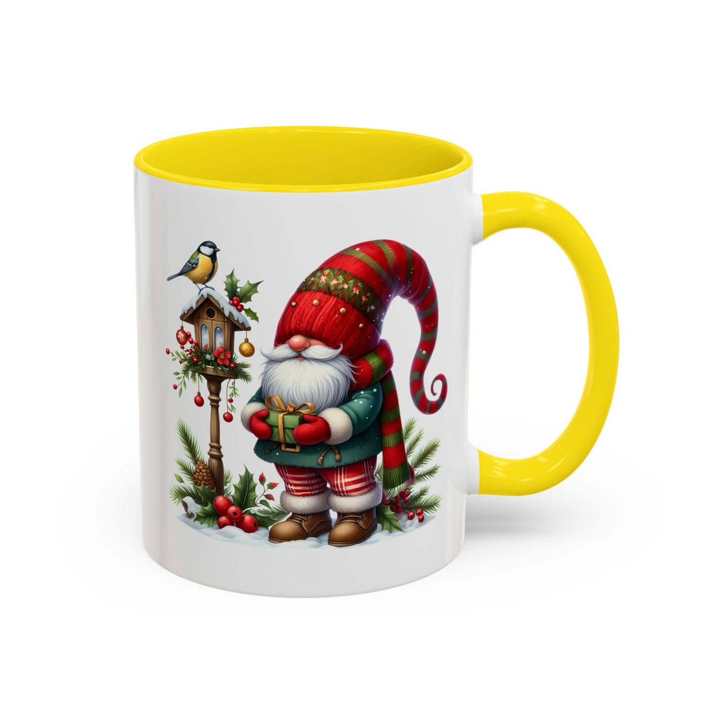 Christmas Mug - Gnome and Birdhouse