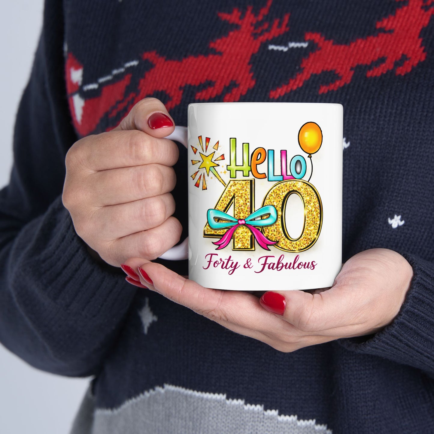 Birthday Mug - Hello 40