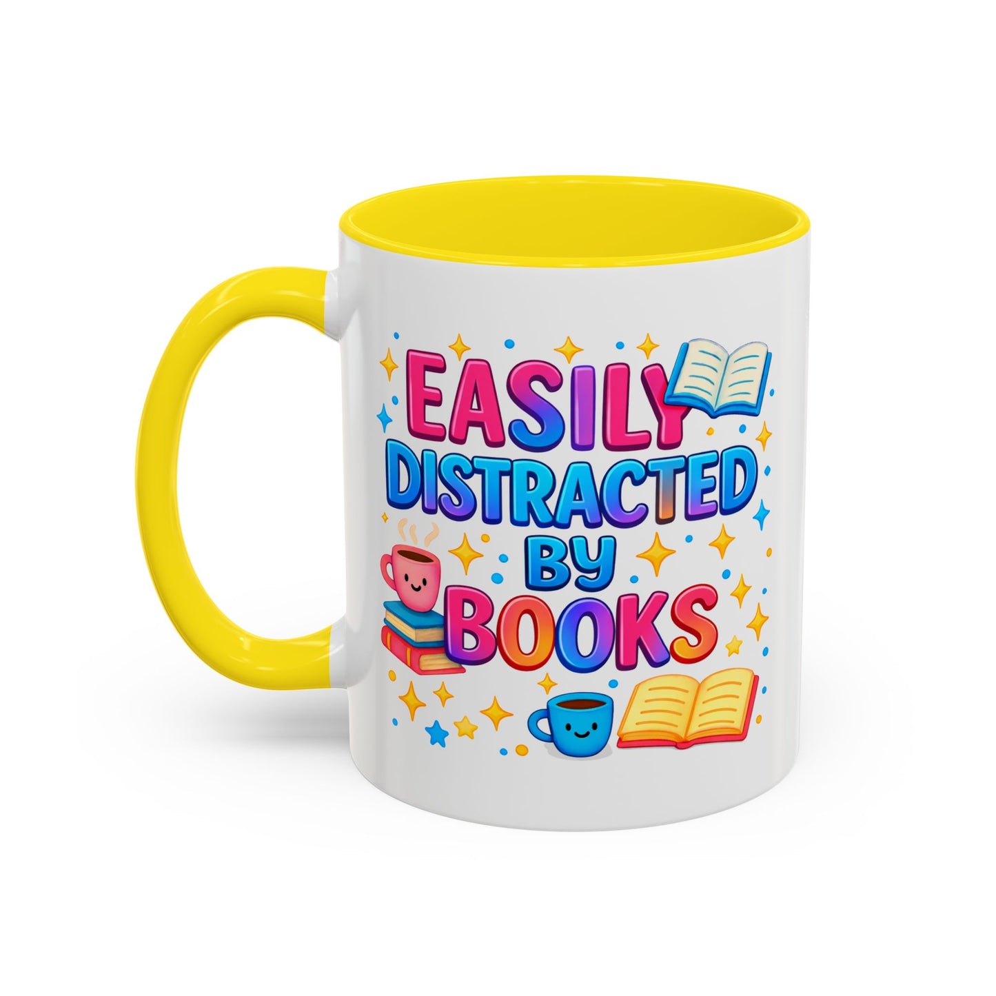 Humor Mug - Easily Distracted By Books