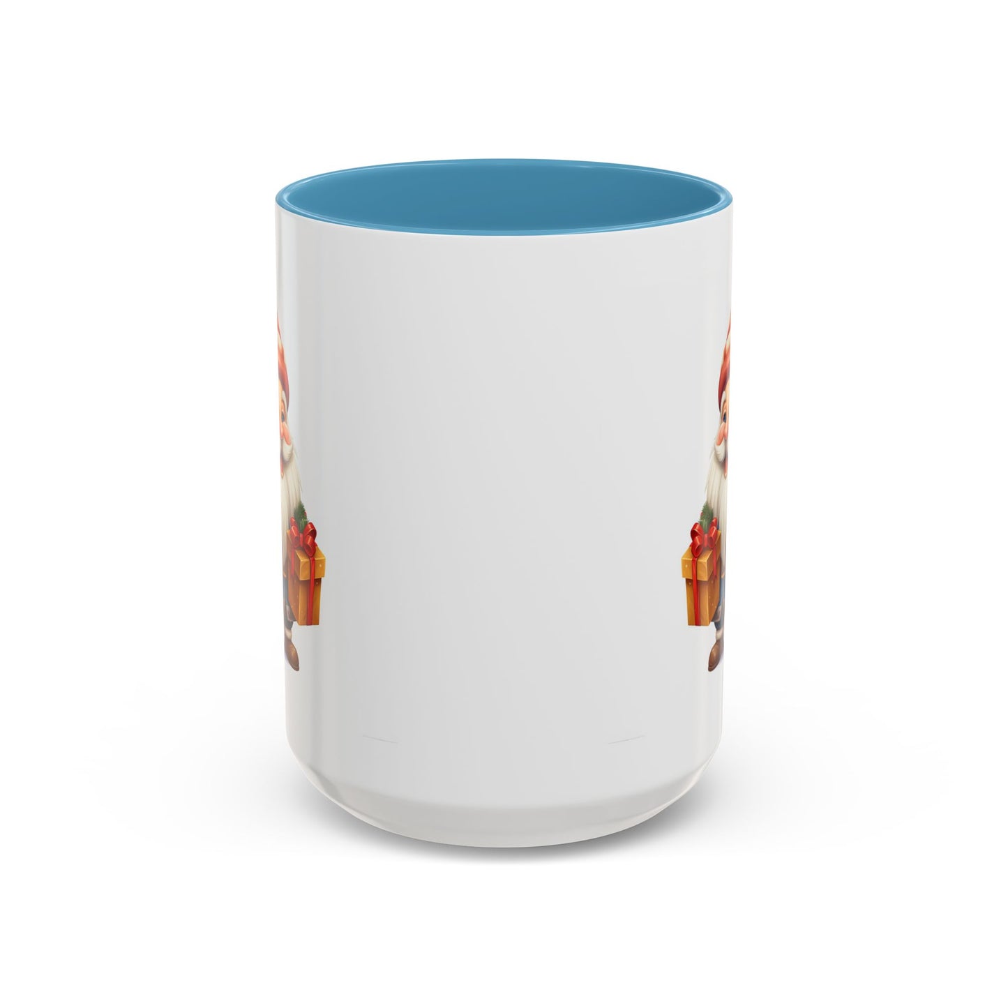 Christmas Mug - Old Gnome with Present