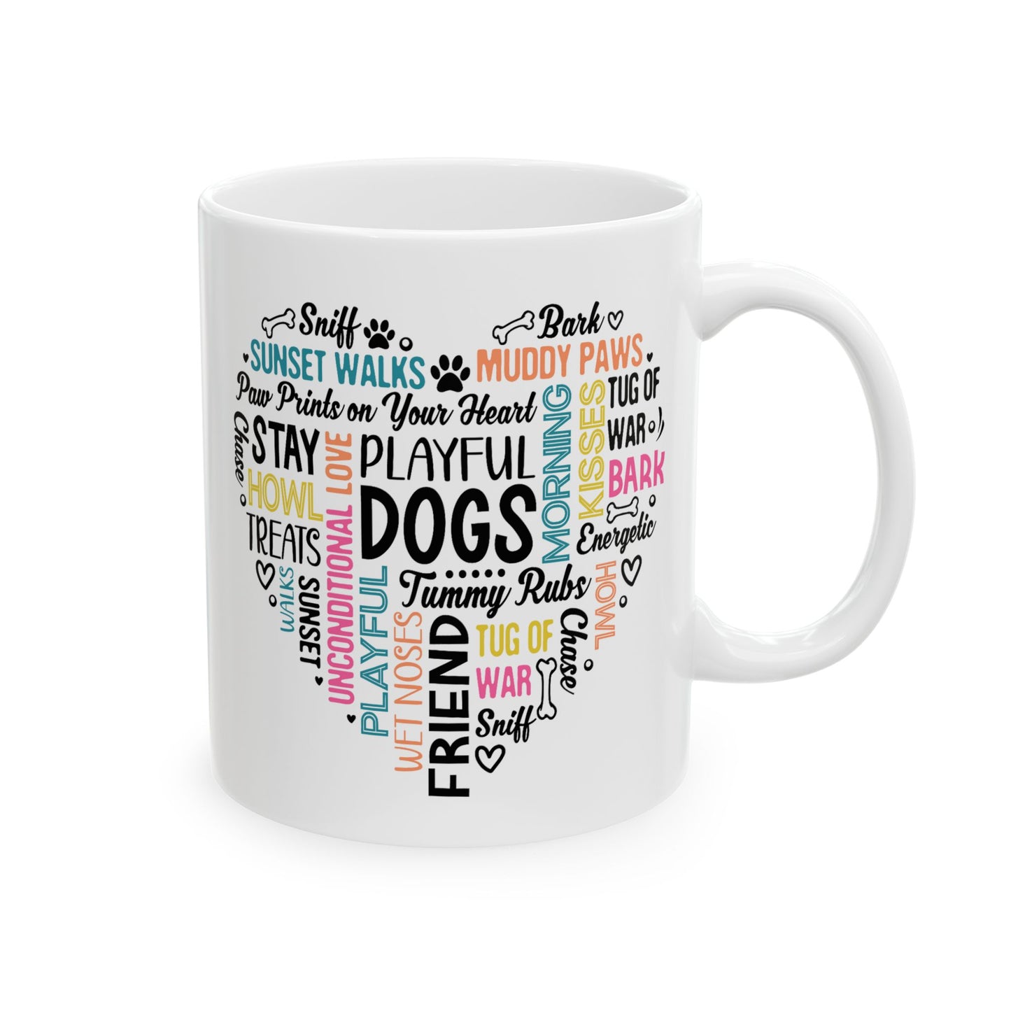 Animal Mug - Dog Mom Heart