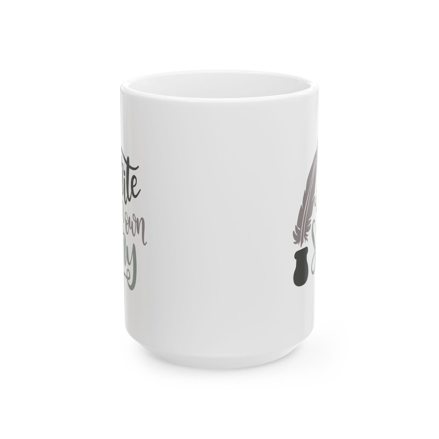 Motivation Mug - Write Your Own Story Pen and Ink