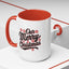 Christmas Mug - Merry Christmas Black Red & White Baseball Text