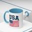 4th of July Mug - USA & Flag