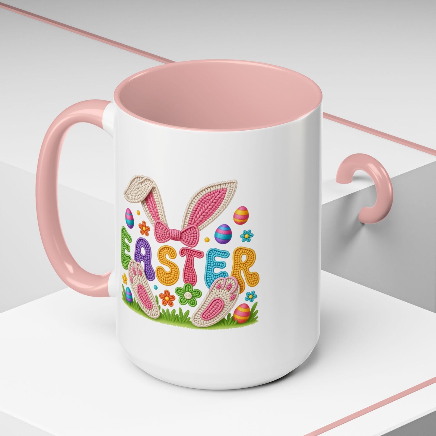 Easter Mug - Yarn Easter Bunny