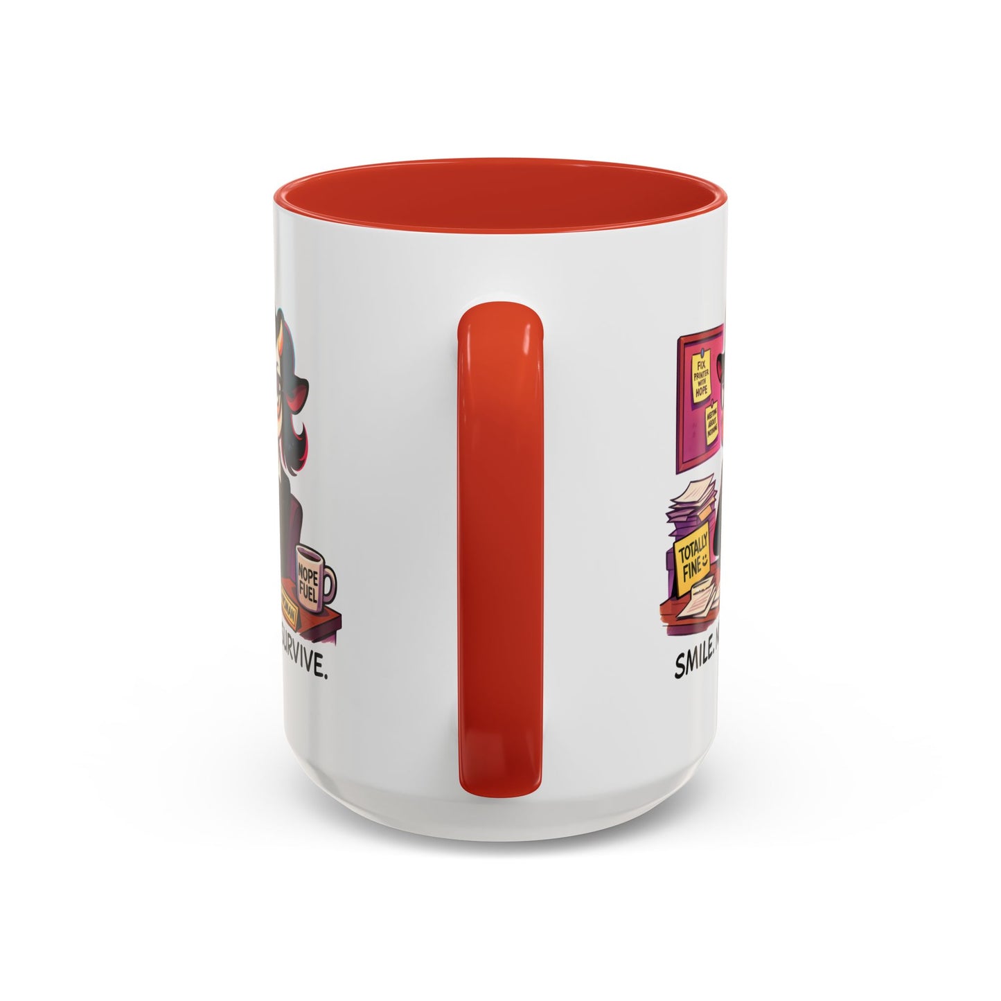 Office Mug - Smile Nod Survive