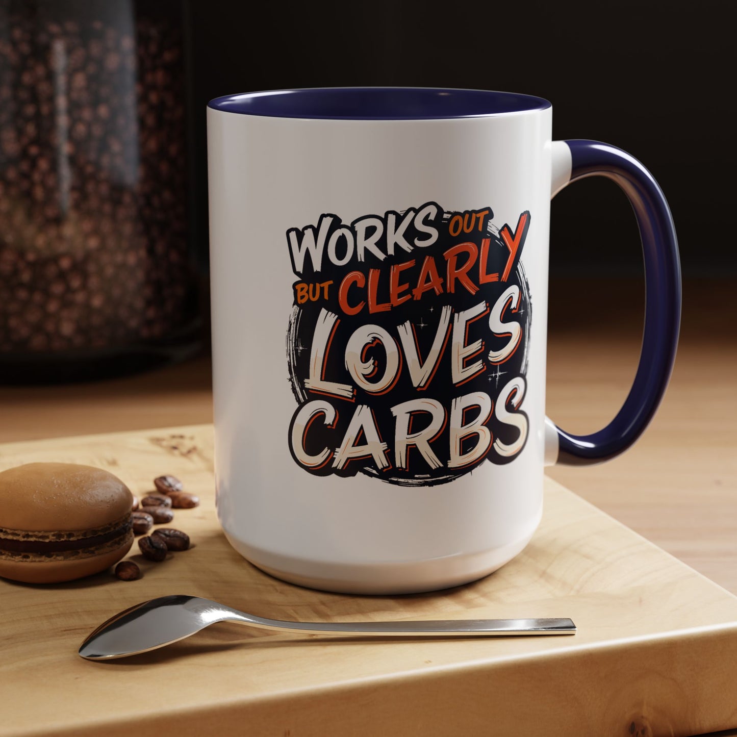 Adult Mug - Works Out But