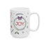 Christmas Mug - Joy Bow Candy Presents Snowflake Star Ornaments