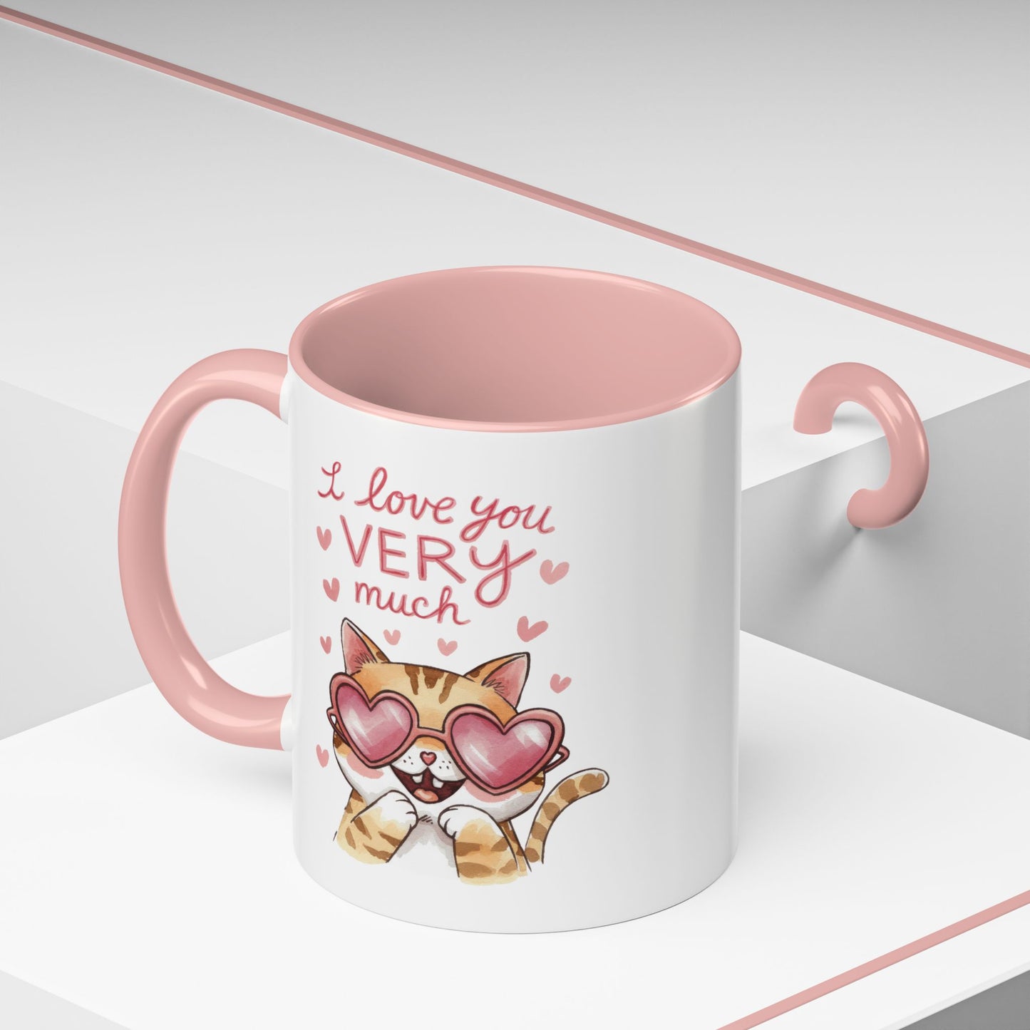 Valentine's Day Mug - I Love You Cat