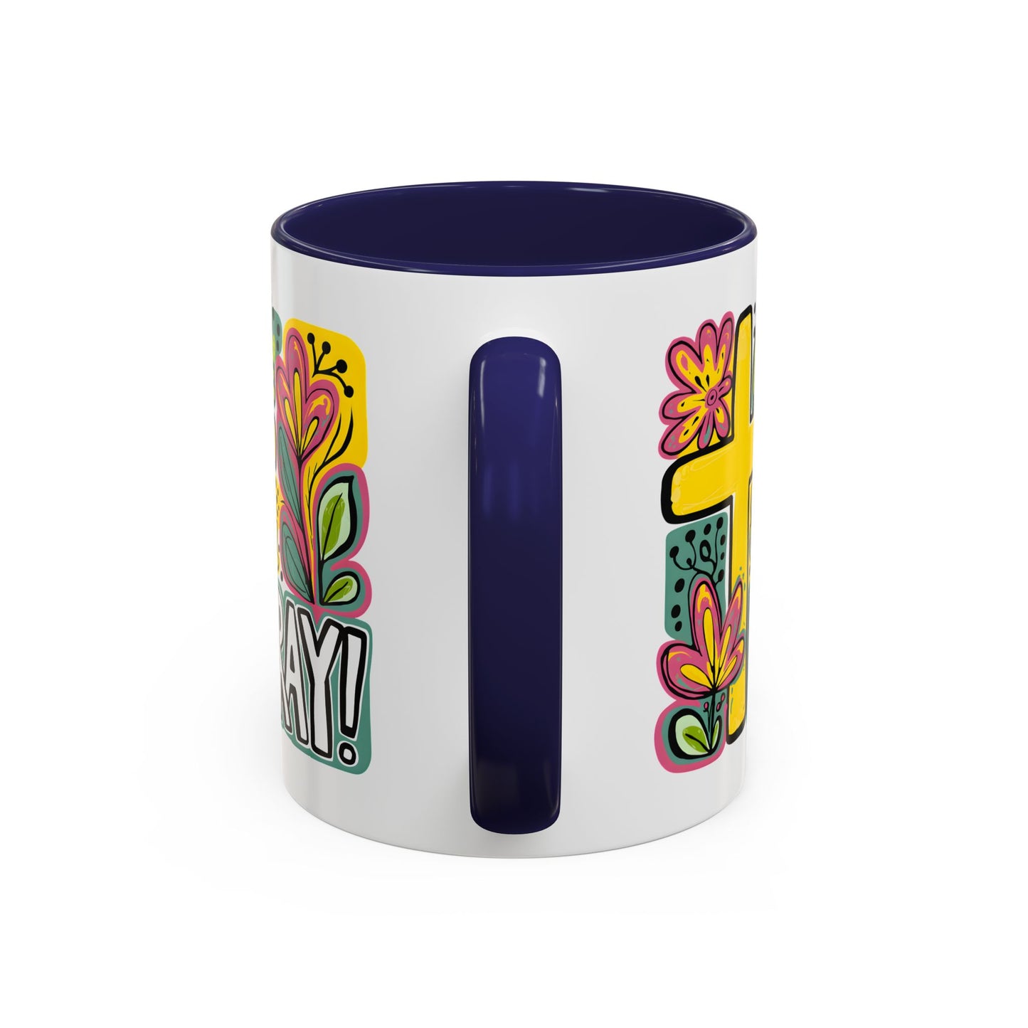 Religious Mug - Pray Cross