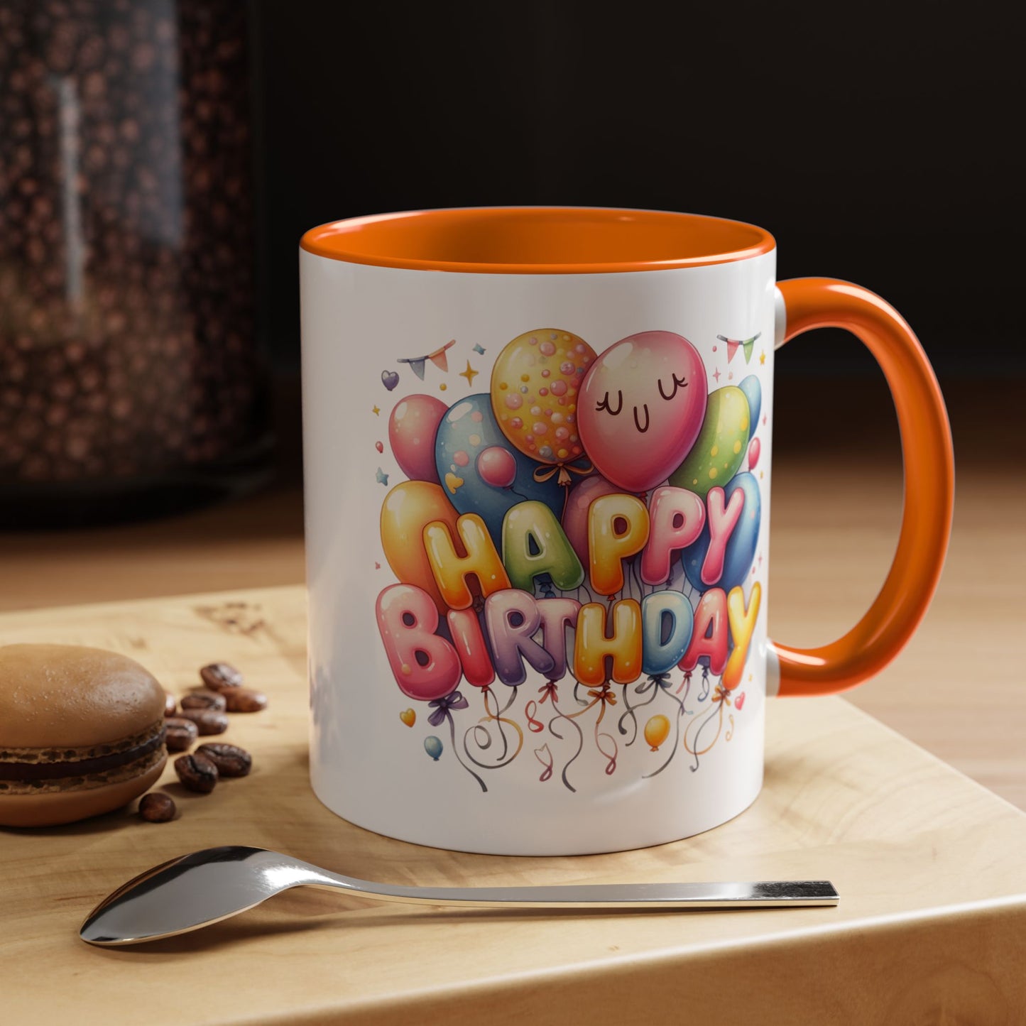 Birthday Mug - Happy Birthday Cute Balloon