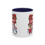 Christmas Mug - Merry Christmas White Text Reindeer Snowmen Penguin